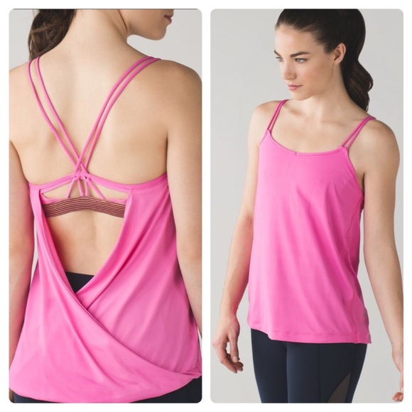 LULULEMON Make a Move pink paradise workout top size 4 - Picture 1 of 11